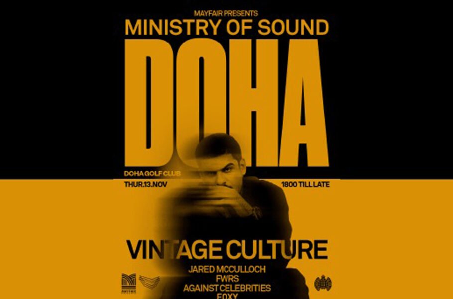 Experience an unforgettable night at Ministry of Sound Doha featuring world-renowned DJ Vintage Culture. Get ready for electrifying beats, stunning visuals, and a premium nightlife experience in Qatar’s vibrant party scene.